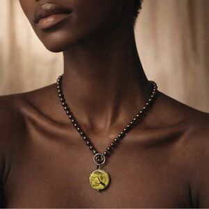 Tree Pendant Beaded Necklace